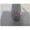 Image 1 : 1.75 Carat Flower Design Ladies Diamond Cluster Ring, 5Gr 14K Gold