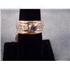 Image 1 : 2 Tone 14K Gold Alexandrite & 1/2 Carat Diamond Ring, 7.7 Grams Gold