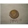 Image 1 : RARE DATE 1893-O Barber Silver Dime
