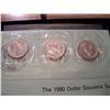 Image 1 : 3 Coin Susan B Anthony Dollar Set, 1980-P,S,D