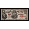Image 1 : 1907 $5 "Woodchopper" Legal Tender Note