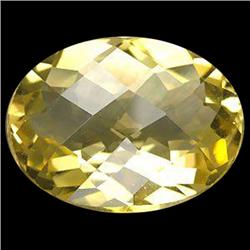 30.70ct Oval Lemon Yellow Citrine Appr Est $9k (GEM-28696)