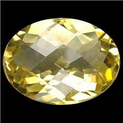 30.70ct Oval Lemon Yellow Citrine Appr Est $9k (GEM-28696)