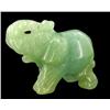 Image 1 : 25ct Handcarved Burma Jade Elephant (ANT-1063)