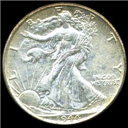 1944 Walking Liberty Half Dollar Hi Grade MS63+ (COI-5977)
