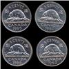 Image 2 : 1963-66 Canada 5c Set of 4 MS64 (COI-7955)