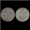 Image 2 : 1939D Nazi Germany 2 Mark Silver Hi Grade ERROR (COI-8083)
