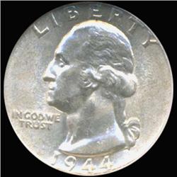1944 Washington 25c Silver Quarter Graded GEM (COI-6815)
