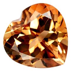 8.04ct Heart Orange Imperial Topaz Appr Est $20k (GEM-27710)