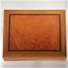 Image 2 : Inlaid Burl Box Handmade of Rare Afzelia Wood (DEC-001)