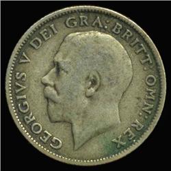 1921 British Silver Six Pence High Grade (COI-6790)