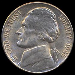 1945D Jefferson 5c MS67 w/ Full Steps (COI-7840)