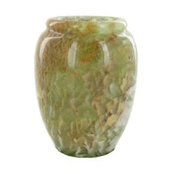 Rare Green Thai Jade Vase (DEC-417)