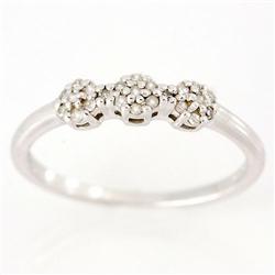 .23ct Genuine Natural 23 Diamond 9k Wht Gold Ring (JEW-9401X)