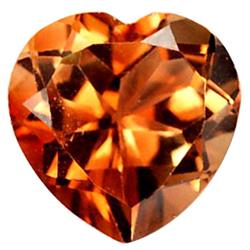 4.22ct Heart Orange Imperial Topaz Appr Est $11k (GEM-27731)
