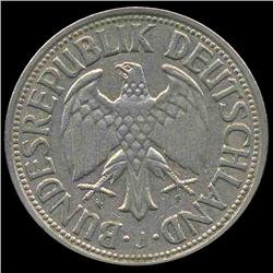 1955J Germany 1 Mark Hi Grade RARE (COI-8138)