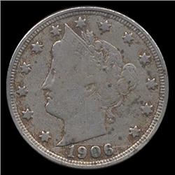 1906 Liberty 5c F (COI-7799)