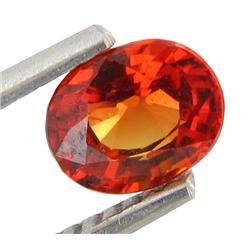 1.01ct Flawless Natural Orange Sapphire  (GEM-25150A)
