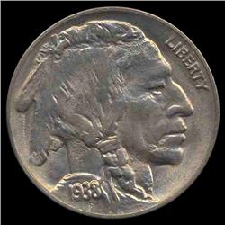 1938D/D Buffalo Nickel MS66+ RARE Variety (COI-7967)