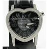 Image 1 : New Techno Com Diamond Bezel Ladies Watch (WAT-204)