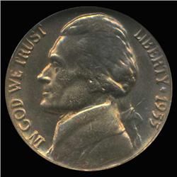 1956 Jefferson Nickel Graded GEM Rainbow Toned (COI-6209)