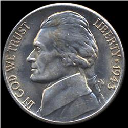 1943S Jefferson 5c MS65 (COI-7830)