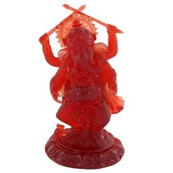 Hindu Crystal Resin Ganesh Temple Piece (CLB-624)