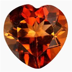 4.30ct Heart Orange Imperial Topaz Appr Est $11k (GEM-27773)