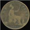 Image 2 : 1861 British Victoria Penny Circulated (COI-7204)