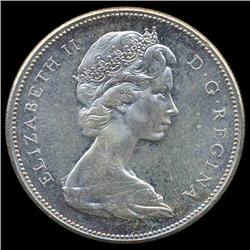 1967 Canada $1 Silver MS63/64 (COI-7965)