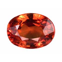 1.32ct Excellent Orange Oval Sapphire Songea (GEM-19832)