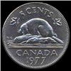 Image 2 : 1977 Canada 5c Hi Grade GEM Unc High 7 (COI-7943)