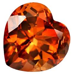 6.35ct Heart Orange Imperial Topaz Appr Est $16k (GEM-27711)