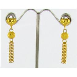 22k Gold Vermeil Earrings (JEW-1597)