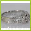 Image 2 : Genuine 0.65 ctw Diamond Ring 14K White Gold