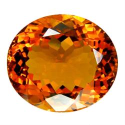 15.20ct Orange Citrine Oval Gem  (GEM-14005)