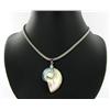 Mother of Pearl 18k White Gold Vermeil Necklace (JEW-1378)