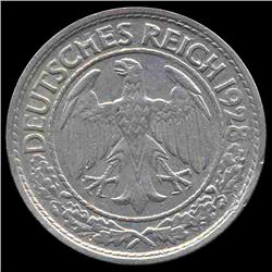 1928A Germany 50pfg AU (COI-8103)