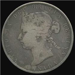 1870 Canada Half Dollar Better Grade (COI-7102)