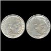 Image 1 : 1937A Nazi Germany 2 Mark Silver Hi Grade 2 Pcs (COI-8065)