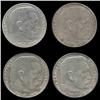 1937A Nazi Germany 2 Mark Silver Hi Grade 4 Pcs (COI-8063)