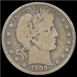 1909O Barber Half Better Grade (COI-8005)