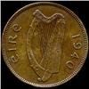 Image 2 : 1940 Ireland 1/2p Higher Grade (COI-7358)
