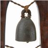 Image 2 : Bronze Temple Bells In Teak Stand (CLB-057)