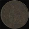 Image 2 : 1862 British Victoria Halfpenny XF/VF (COI-7249)