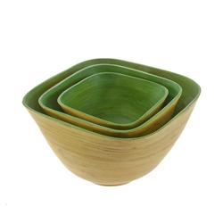 Stacking Spun Bamboo Bowls  (DEC-168)