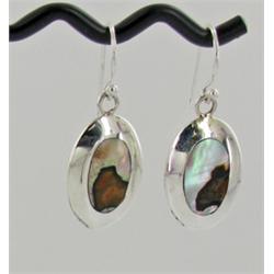 Sterling Mother of Pearl Earrings (JEW-1402)