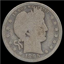 1895S Barber Quarter Circulated (COI-7637)
