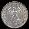 Image 2 : 1935A Nazi Germany 5 Mark Hi Grade RARE ERROR (COI-8216)