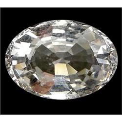 1.59ct Oval Cut Top AAA VVS White Pink Morganite (GEM-9550)